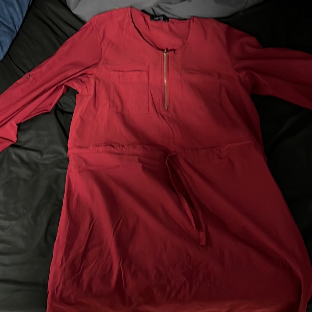 Cherry coloured dress